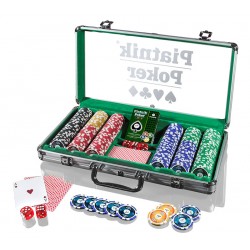 Poker Alu-Case - 300 żetonów 14g Piatnik