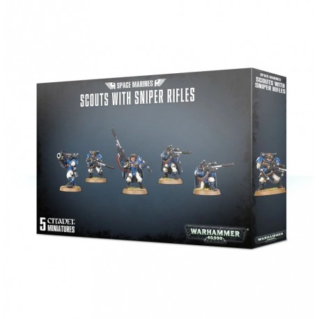 Space Marine Scouts With Sniper Rifles