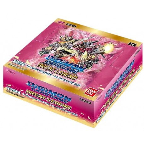 Digimon Card Game - Great Legend Booster Display BT04 (24 Packs) - EN + promo
