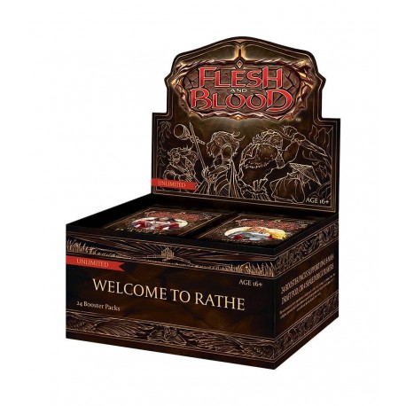 Flesh & Blood TCG: Welcome to Rathe Unlimited Booster Display (24 Packs)