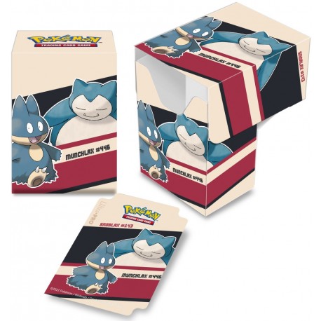 Ultra Pro Pokémon: Full-View Deck Box - Snorlax & Munchlax
