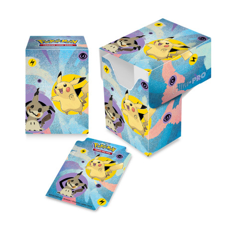 ULTRA PRO Pokémon:  Pikachu & Mimikyu Full View Deck Box