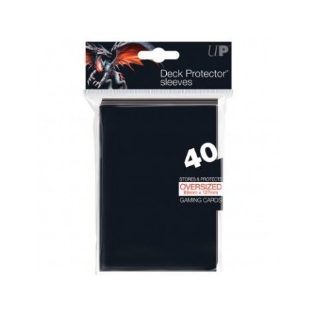 Ultra Pro - Oversized Top Loading Sleeves - Black (40 Sleeves)