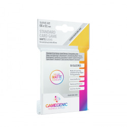 Gamegenic: Matte Standard Card Game Sleeves (66x91 mm) Clear, 50 sztuk
