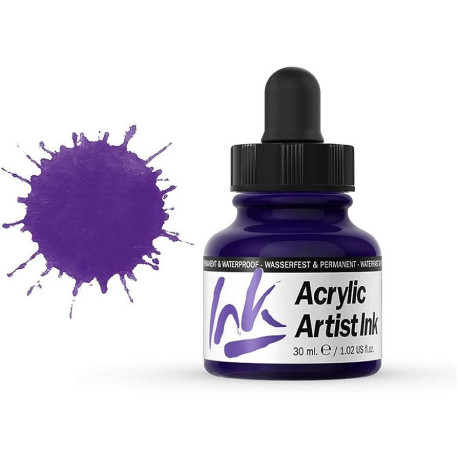 AV Vallejo Acrylic Artist Ink 30ml Purple Fiolet