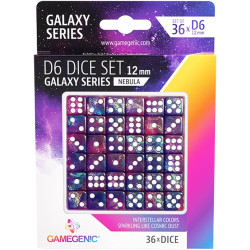 Gamegenic - Galaxy Series - Nebula - D6 Dice Set 12 mm (36 pcs)