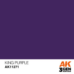 AK Interactive 3G Acrylic King Purple COLOR PUNCH 17ml
