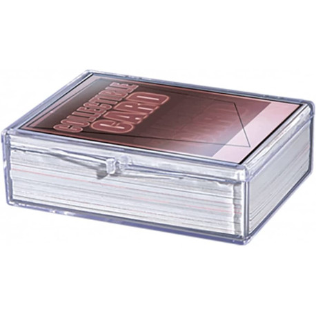 UP – Hinged Clear Box - (For 50 Cards) - Xjoy.pl