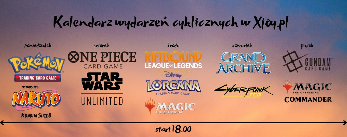 Kalendarz wydarzeń w Xjoy.pl