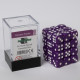 Blackfire Dice Set 12mm D6 36 Opaque Purple (36 Dice)
