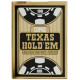 Texas Hold'em 100% plastic jumbo - poker czerwony, 55 kart Cartamundi