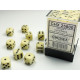 Chessex Matowe 12mm d6 MAT - Ivory