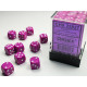 36x KOŚCI CHESSEX BITEWNE Matowe 12mm d6 MAT Light Purple w/white