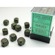 36x KOŚCI CHESSEX BITEWNE Nakrapiane 12mm d6 SPECKLED Earth