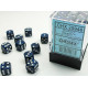36x KOŚCI CHESSEX BITEWNE Nakrapiane 12mm d6 SPECKLED Stealth