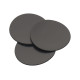 Naklejki z foli magnetycznej na podstawki 60 mm (3) Safe & Sound (magnesy, 3 szt)