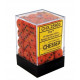 36x KOŚCI CHESSEX BITEWNE Nakrapiane 12mm d6 Fire