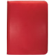 Album na karty 9PKT Vivid 9-Pocket Zippered PRO-Binder - Red (czerwony)