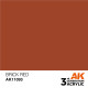 AK Interactive 3G Acrylic Brick Red 17ml
