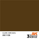 AK Interactive 3G Acrylic Dark Brown 17ml