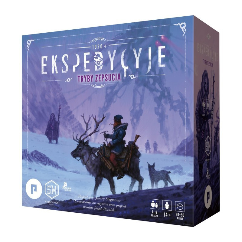 Okładka: Ekspedycje (gra w universum Scythe): Tryby zepsucia