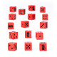 Chaos Space Marines: Red Corsairs Dice
