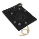 ENHANCE Roll on a Scroll™ Dice Rolling Mat & 7pc Acrylic Dice Set Black
