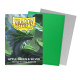 Dragon Shield Sleeves - Standard size - Matte Dual - Apple Green & Silver (100 Sleeves)