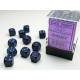 Chessex Speckled 12mm d6 Dice Blocks with Pips (36 Dice) - Cobalt