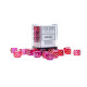 Chessex Gemini 12mm d6 Translucent Red-Violet/gold Dice Block (36 dice)